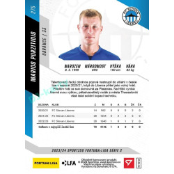 2023/24 Sportzoo Fortuna Liga 2. série #275 Marios Purzitidis