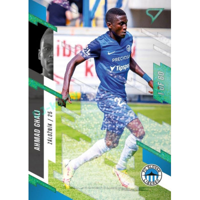 2023/24 Sportzoo Fortuna Liga 2. série #276 Ahmad Ghali Green Dew 1of60