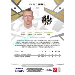 2024/25 Sportzoo Chance Liga 1. série #077 Karel Spáčil