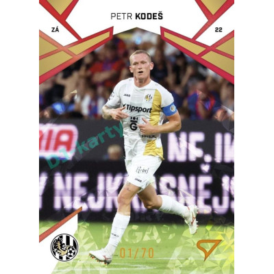 2024/25 Sportzoo Chance Liga 1. série #080 Petr Kodeš Copper Diamond xx/70