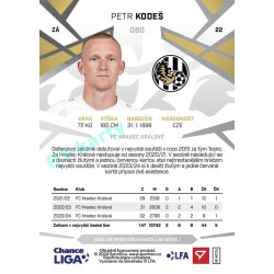 2024/25 Sportzoo Chance Liga 1. série #080 Petr Kodeš