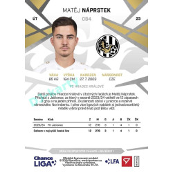 2024/25 Sportzoo Chance Liga 1. série #084 Matěj Náprstek