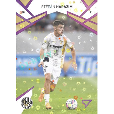 2024/25 Sportzoo Chance Liga 1. série #075 Štěpán Harazim Cosmic Pink