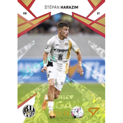 2024/25 Sportzoo Chance Liga 1. série #075 Štěpán Harazim Copper Diamond xx/70