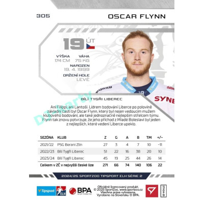 2024/25 Sportzoo ELH 2. serie #305 Oscar Flynn