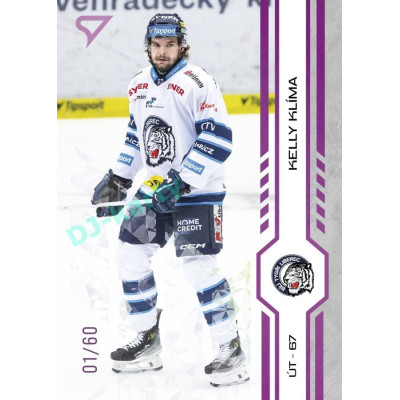 2024/25 Sportzoo ELH 2. serie #307 Kelly Klíma Purple Iceberg xx/60