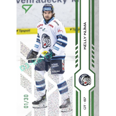 2024/25 Sportzoo ELH 2. serie #307 Kelly Klíma Green Glitter xx/30