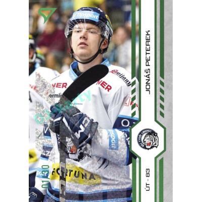 2024/25 Sportzoo ELH 2. serie #308 Jonáš Peterek Green Glitter xx/30