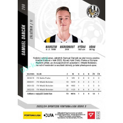 2023/24 Sportzoo Fortuna Liga 2. série #288 Samuel Dancák
