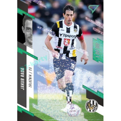 2023/24 Sportzoo Fortuna Liga 2. série #289 Jakub Rada Green Dew 1of60