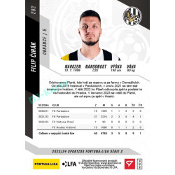 2023/24 Sportzoo Fortuna Liga 2. série #282 Filip Čihák