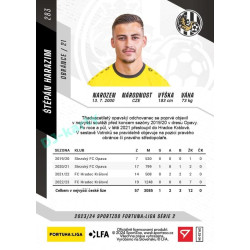 2023/24 Sportzoo Fortuna Liga 2. série #283 Štěpán Harazim