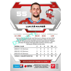 2023/24 Sportzoo ELH 2. serie #311 Lukáš Mareš