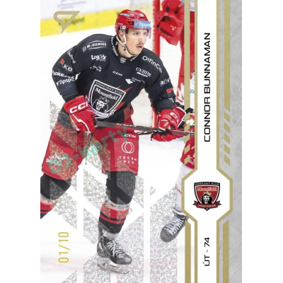 2024/25 Sportzoo ELH 2. serie #312 Connor Bunnaman Golden Glow xx/10