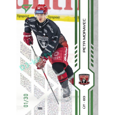 2024/25 Sportzoo ELH 2. serie #314 Petr Moravec Green Glitter xx/30
