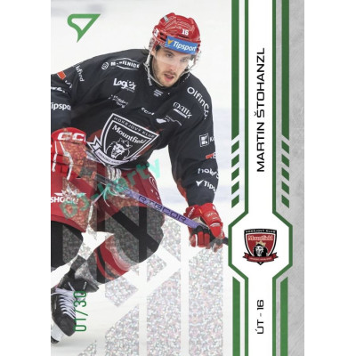 2024/25 Sportzoo ELH 2. serie #317 Martin Štohanzl Green Glitter xx/30