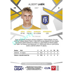 2024/25 Sportzoo Chance Liga 1. série #087 Albert Labík