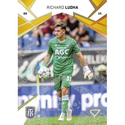 2024/25 Sportzoo Chance Liga 1. série #085 Richard Ludha Gold Glitter 09/25