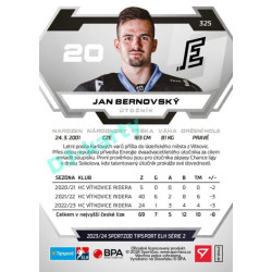 2023/24 Sportzoo ELH 2. serie #325 Jan Bernovský