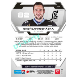 2023/24 Sportzoo ELH 2. serie #327 Ondřej Procházka