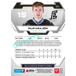 2023/24 Sportzoo ELH 2. serie #322 Filip Krajčík