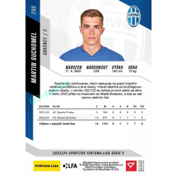 2023/24 Sportzoo Fortuna Liga 2. série #296 Martin Suchomel