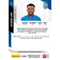 2023/24 Sportzoo Fortuna Liga 2. série #298 Solomon John