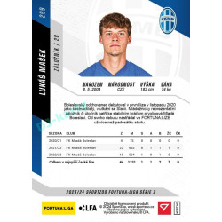 2023/24 Sportzoo Fortuna Liga 2. série #299 Lukáš Mašek