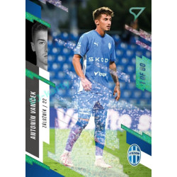 2023/24 Sportzoo Fortuna Liga 2. série #300 Antonín Vaníček Green Dew 1of60