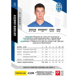 2023/24 Sportzoo Fortuna Liga 2. série #300 Antonín Vaníček