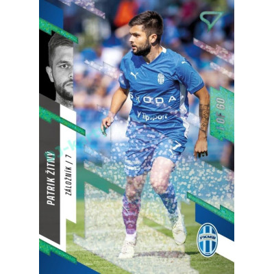 2023/24 Sportzoo Fortuna Liga 2. série #301 Patrik Žitný Green Dew 1of60