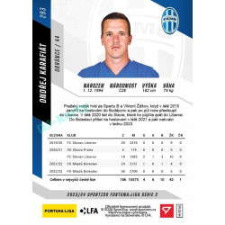 2023/24 Sportzoo Fortuna Liga 2. série #293 Ondřej Karafiát