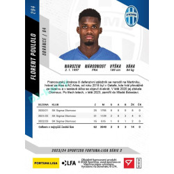 2023/24 Sportzoo Fortuna Liga 2. série #294 Florent Poulolo