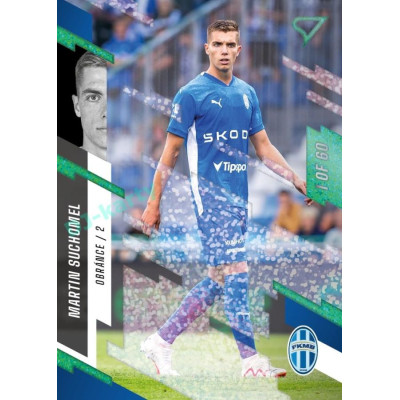 2023/24 Sportzoo Fortuna Liga 2. série #296 Martin Suchomel Green Dew 1of60