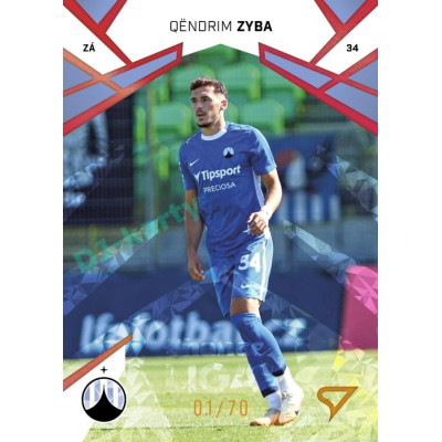 2024/25 Sportzoo Chance Liga 1. série #106 Qëndrim Zyba Copper Diamond xx/70