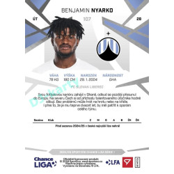 2024/25 Sportzoo Chance Liga 1. série #107 Benjamin Nyarko