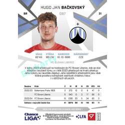 2024/25 Sportzoo Chance Liga 1. série #097 Hugo Jan Bačkovský