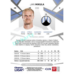 2024/25 Sportzoo Chance Liga 1. série #098 Jan Mikula