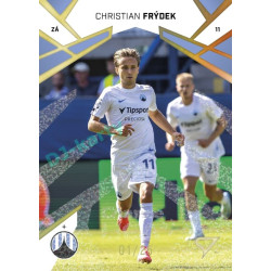 2024/25 Sportzoo Chance Liga 1. série #100 Christian Frýdek Gold Glitter 17/25