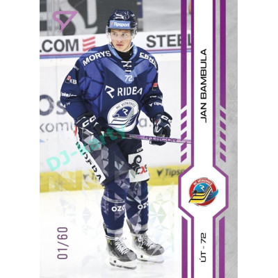 2024/25 Sportzoo ELH 2. serie #319 Jan Bambula Purple Iceberg xx/60