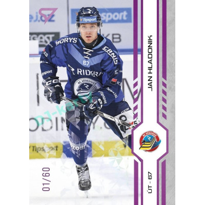 2024/25 Sportzoo ELH 2. serie #322 Jan Hladonik Purple Iceberg xx/60