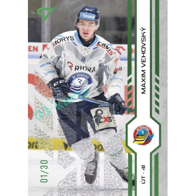 2024/25 Sportzoo ELH 2. serie #325 Maxim Vehovský Green Glitter xx/30