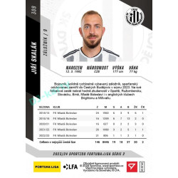 2023/24 Sportzoo Fortuna Liga 2. série #309 Jiří Skalák