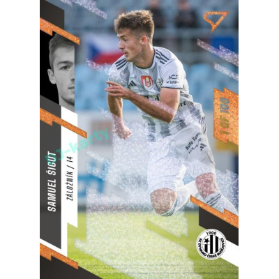 2023/24 Sportzoo Fortuna Liga 2. série #310 Samuel Šigut Copper Sparks 1of100