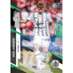 2023/24 Sportzoo Fortuna Liga 2. série #311 Pavel Osmančík Green Dew 1of60