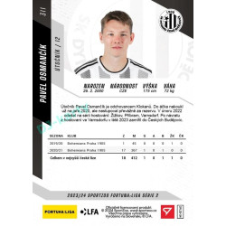2023/24 Sportzoo Fortuna Liga 2. série #311 Pavel Osmančík