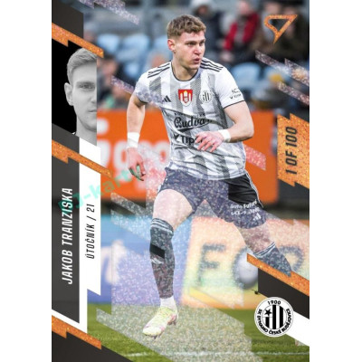 2023/24 Sportzoo Fortuna Liga 2. série #312 Jakob Tranziska Copper Sparks 1of100