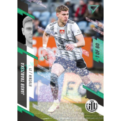 2023/24 Sportzoo Fortuna Liga 2. série #312 Jakob Tranziska Green Dew 1of60