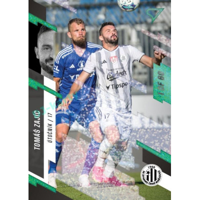 2023/24 Sportzoo Fortuna Liga 2. série #313 Tomáš Zajíc Green Dew 1of60