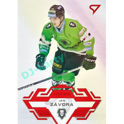 2023/24 Sportzoo ELH 2. serie #338 Jan Závora Goal Light 1of60